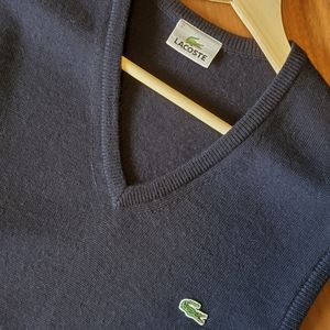 Lacoste Men's Wool Sweater Vest (Size 2)